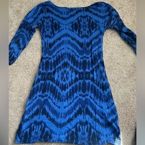 Express bodycon Royal blue dress